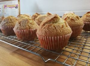 Foto principal de Magdalenas de nata y esencia de vainilla