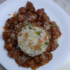 A picture of Chinese Chicken Manchurian.
