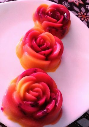 Foto resep Pudding Naga Blossoms