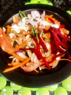 A picture of Kachumber Salad.