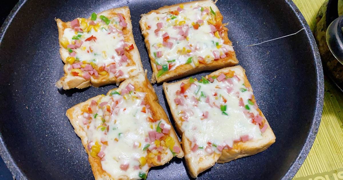 Có thể làm pizza bằng bánh mì gối mà không cần dùng chảo không?