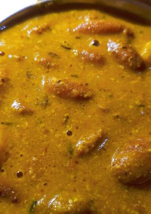 A picture of Kidney beans/ Rajma Curry.