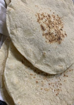 صورة لوصفة خبز عربي او لبناني