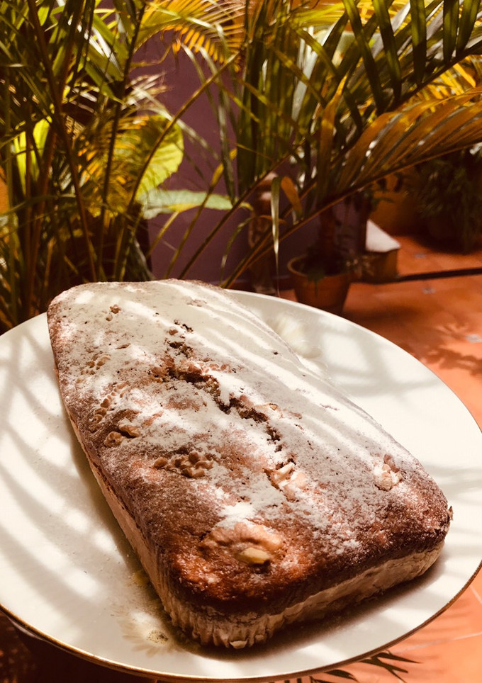Una foto de Budín de Banana