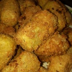 Savoury Yam Balls A picture of Savoury Yam Balls.