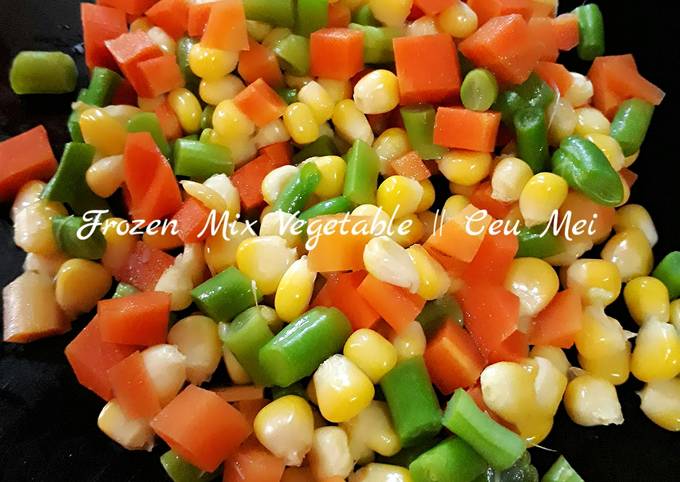 Resep Frozen Mix Vegetable #pekanINSPIRASI Anti Gagal