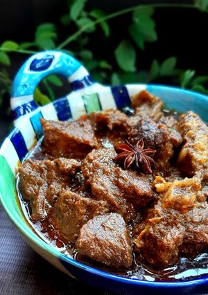 হায়দ্রাবাদি বীফ কারি। রেসিপির প্রধান ছবি