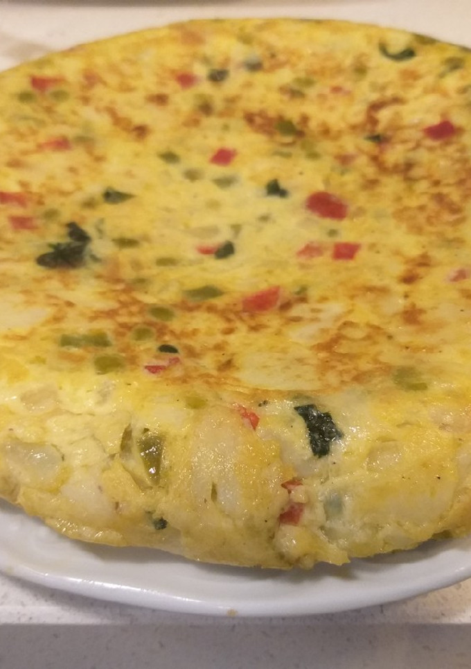 Una foto de Tortilla paisana (creo)