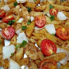 A picture of Oven roast Potatoes#festiveContest_Kisumu.
