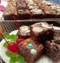 Cara Mudah Membuat Resep Fudgy brownies shiny crust yang Uenak Anti Ribet, Menggugah Selera