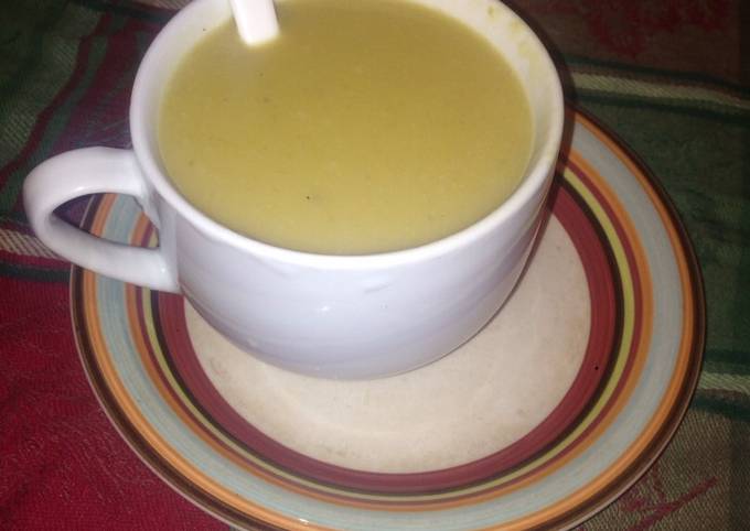 Pumpkin and sweet potatoes soup #4week challenge