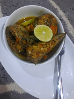 A picture of Fish pepper soup.