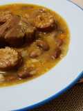 Potaje de alubias pintas (Ciorba de fasole uscata)