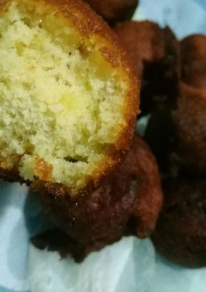 Una foto de Buñuelos de banana deliii!