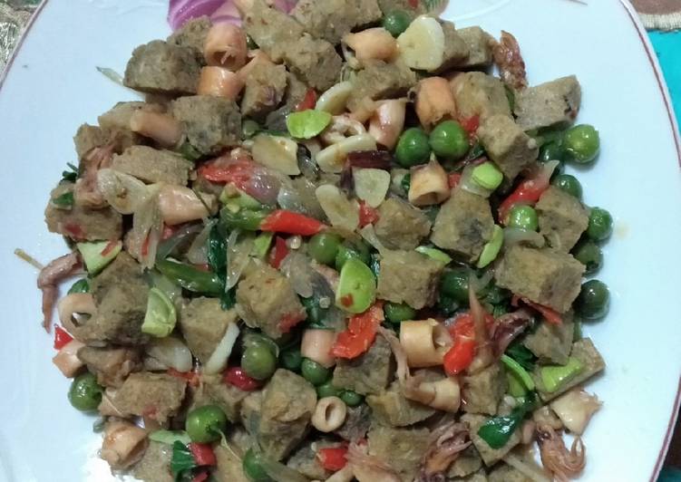 Resep Tumis Oncom Cumi Anti Gagal