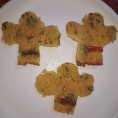 A picture of Quick besan bread fry.