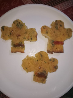 A picture of Quick besan bread fry.
