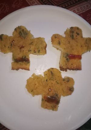 A picture of Quick besan bread fry.