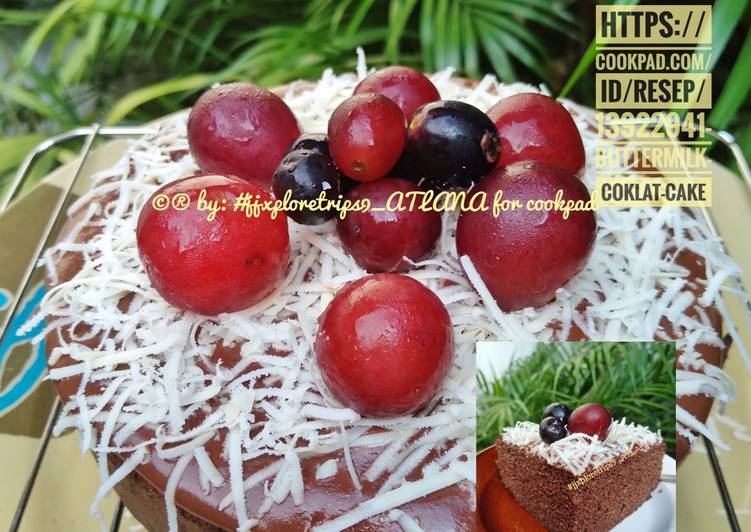 Resep Buttermilk Chocolate Cake, Enak Banget