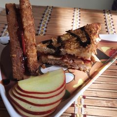 Fruity Cornflakes Toast Sandwich A picture of Fruity Cornflakes Toast Sandwich.