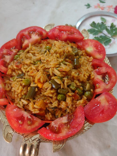 வெஜிடபிள் பிரியாணி(vegetable biryani recipe in tamil) செய்முறை முக்கிய புகைப்படம்