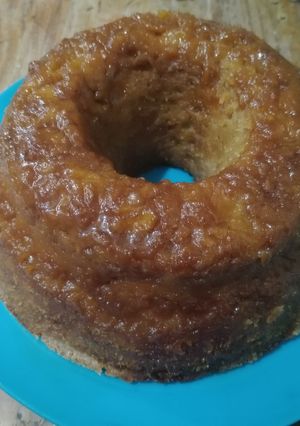 Una foto de Budín de pan vegano