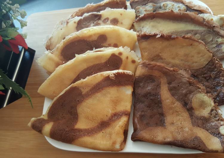 Comment Préparer Les Crêpes Marbré