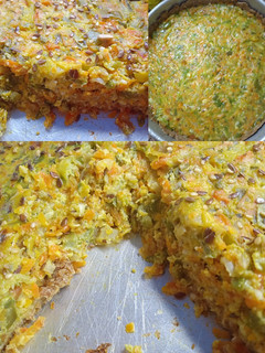 Una foto de Tarta de zapallitos, zucchini y zanahorias, con masa integral😋😋