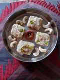 Janmashtami special coconut sooji barfi