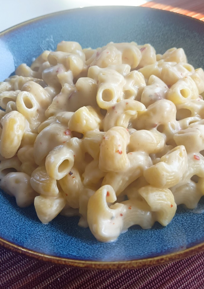 Una foto de Mac and cheese