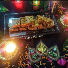 A picture of Besan Burfi.