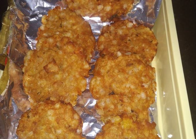 Recipe of Homemade Sabudana Vada raw banana tikki