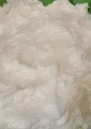 A picture of Homemade White Butter.