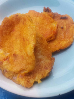 A picture of Water yam cake.