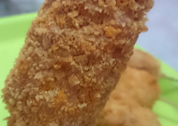 Cara Membuat Hot dog korea Simpel