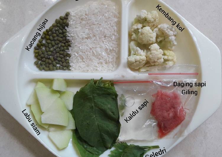 Resep: Mpasi 4⭐ 7M+ 🍚🐂☘🌿 yang Nikmat