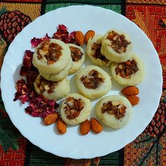 A picture of Dry-fruit Burfi Roll.