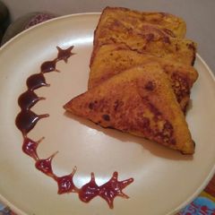 A picture of Besan slice.
