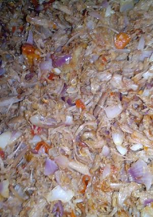 A picture of Samosa fillings.