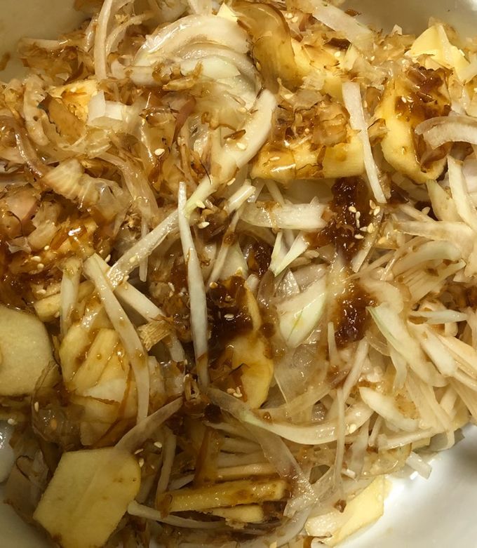 和風洋蔥蘋果沙拉🥗 的食譜成品照片