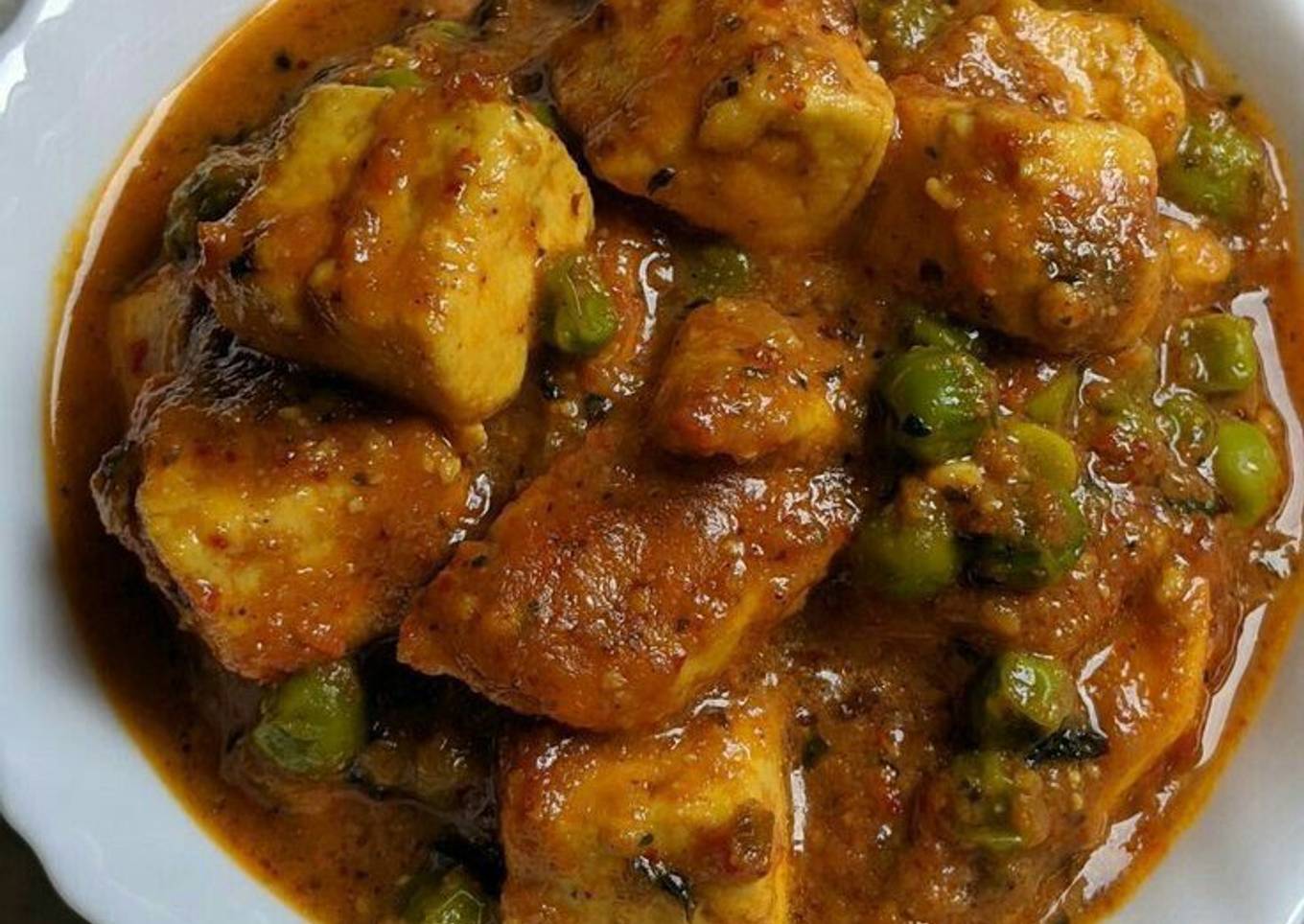 Matar paneer