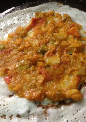 A picture of Bhaji Dosa.