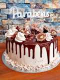 Bolo de chocolate com buttercream de Nutella