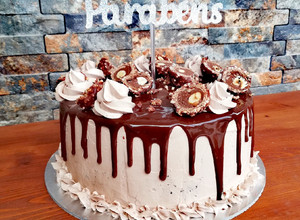 Foto de Bolo de chocolate com buttercream de Nutella