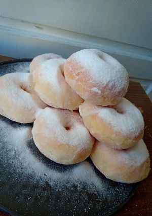 Foto resep Donat empuk (tanpa kentang)