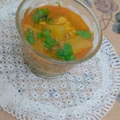 A picture of Dudhi Chana Dal Curry (No Tomato).