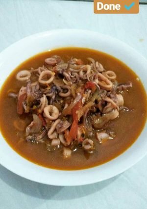 Foto resep Cumi asam pedas gurih