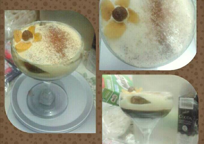 Cara Buat Pudding Tiramisu Gampang
