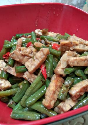 Foto resep Tumis kacang mix tempe