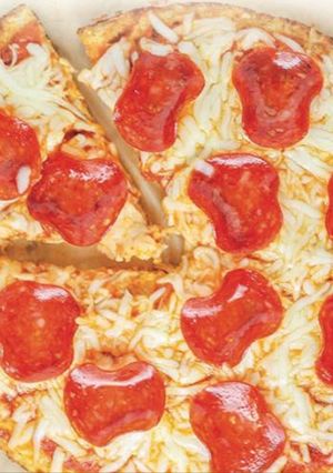 A picture of Freaking Healthy Cauliflower Crust Pizza.